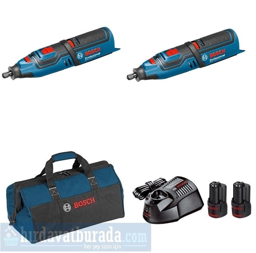 BOSCH GRO 12V-35 Akülü Çok Yönlü Kesici (2 li Set)