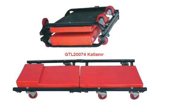 GARTOOL Tamirci Yatağ 93 Cm (Katlanır)