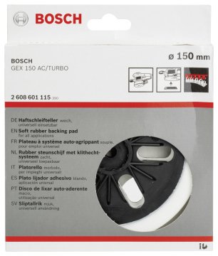 Bosch - 150 mm Zımpara Tabanı Yumuşak (GEX)