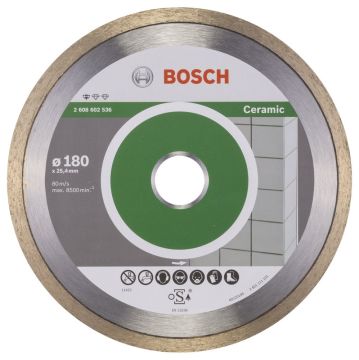 Bosch - Standard Seri Seramik İçin Elmas Kesme Diski 180 mm