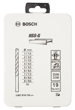 Bosch - HSS-G Metal Matkap Ucu Seti 19 Parça