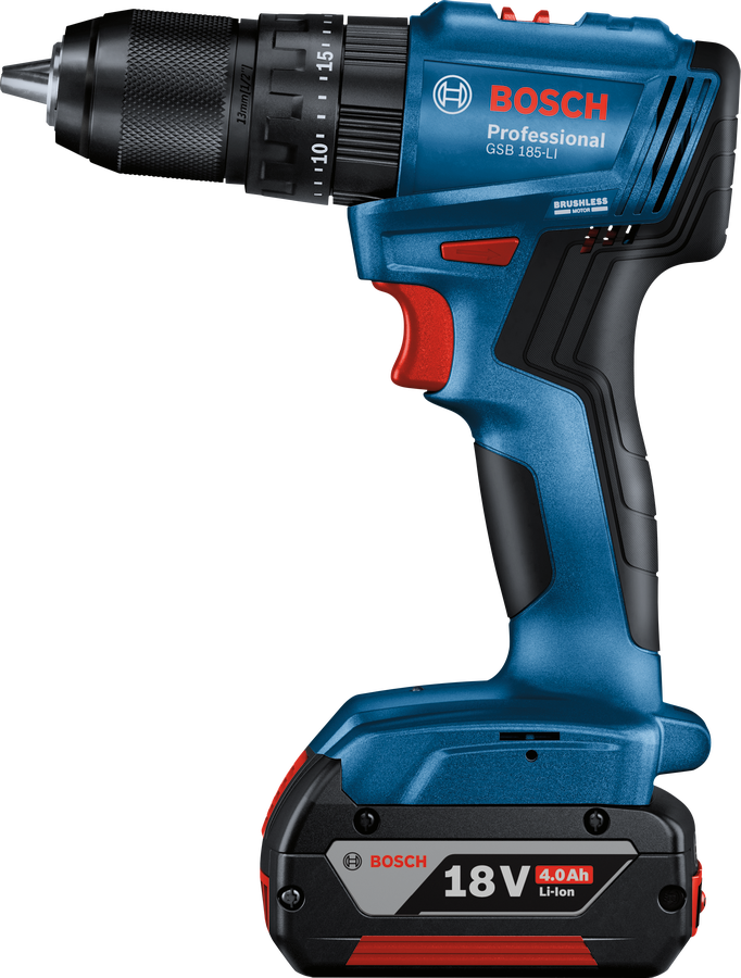 Bosch Professional GSB 185 LI Akülü Darbeli Delme Vidalama Mak.2 x 2.0 Ah; Case