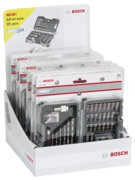 Bosch - Profesyonel 35 Parça Metal için Delme ve Vidalama Seti