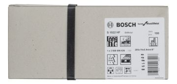 Bosch - Flexible Serisi Ahşap Ve Metal için Panter Testere Bıçağı S 1022 HF - 100'lü