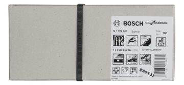 Bosch - Flexible Serisi Ahşap Ve Metal için Panter Testere Bıçağı S 1122 HF - 100'lü