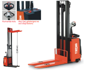 Biglift Tam Akülü İstif Makinası RM-CL1226