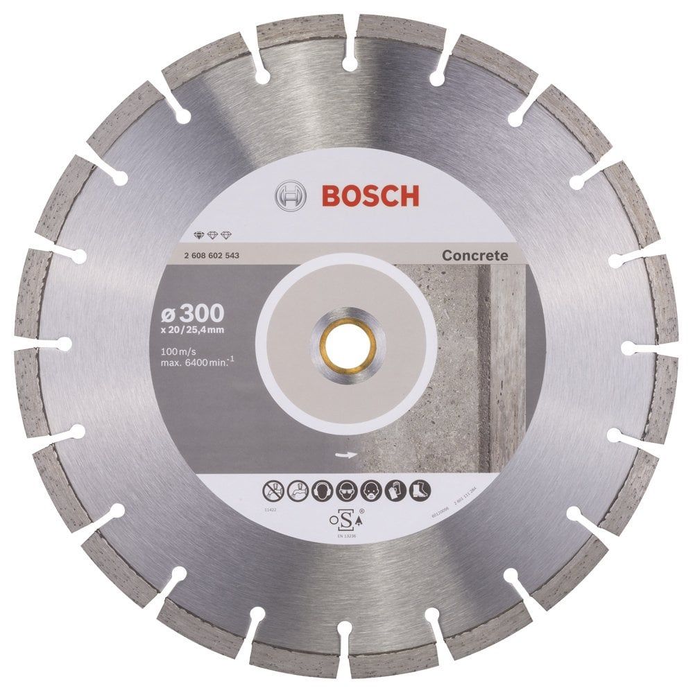 Bosch - Standard Seri Beton İçin Elmas Kesme Diski 300 mm