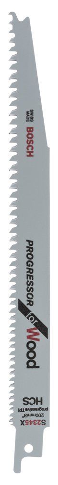 Bosch - Progressor Serisi Ahşap için Panter Testere Bıçağı S 2345 X - 100'lü