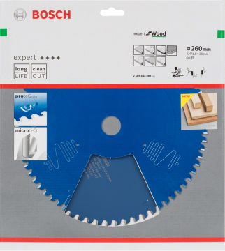 Bosch - Expert Serisi Ahşap için Daire Testere Bıçağı 260*30 mm 60 Diş