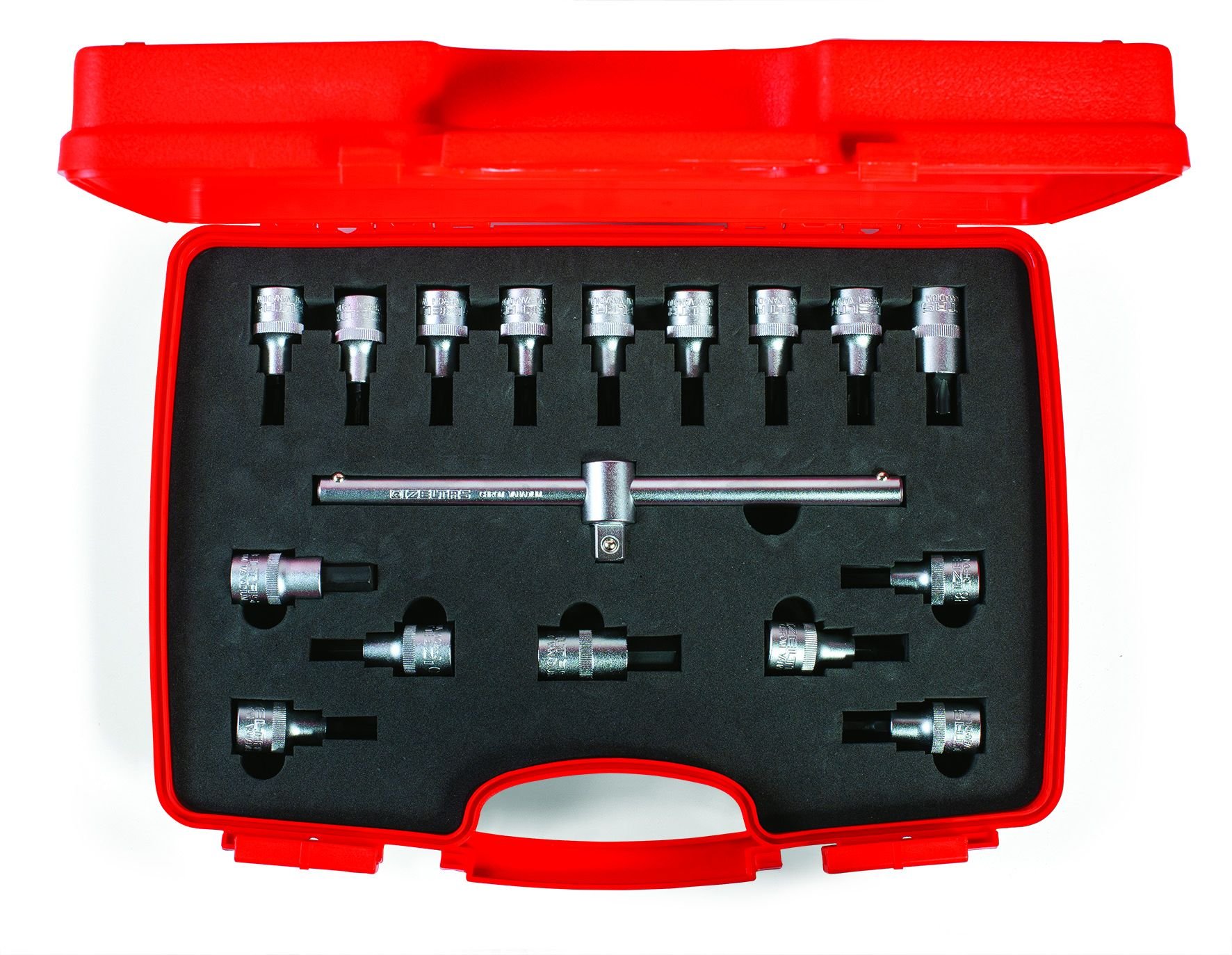 İZELTAŞ 1113 1/2'' Lokmalı Allen Uç ve Star (Torx) Uç Takımı - 17 Parça