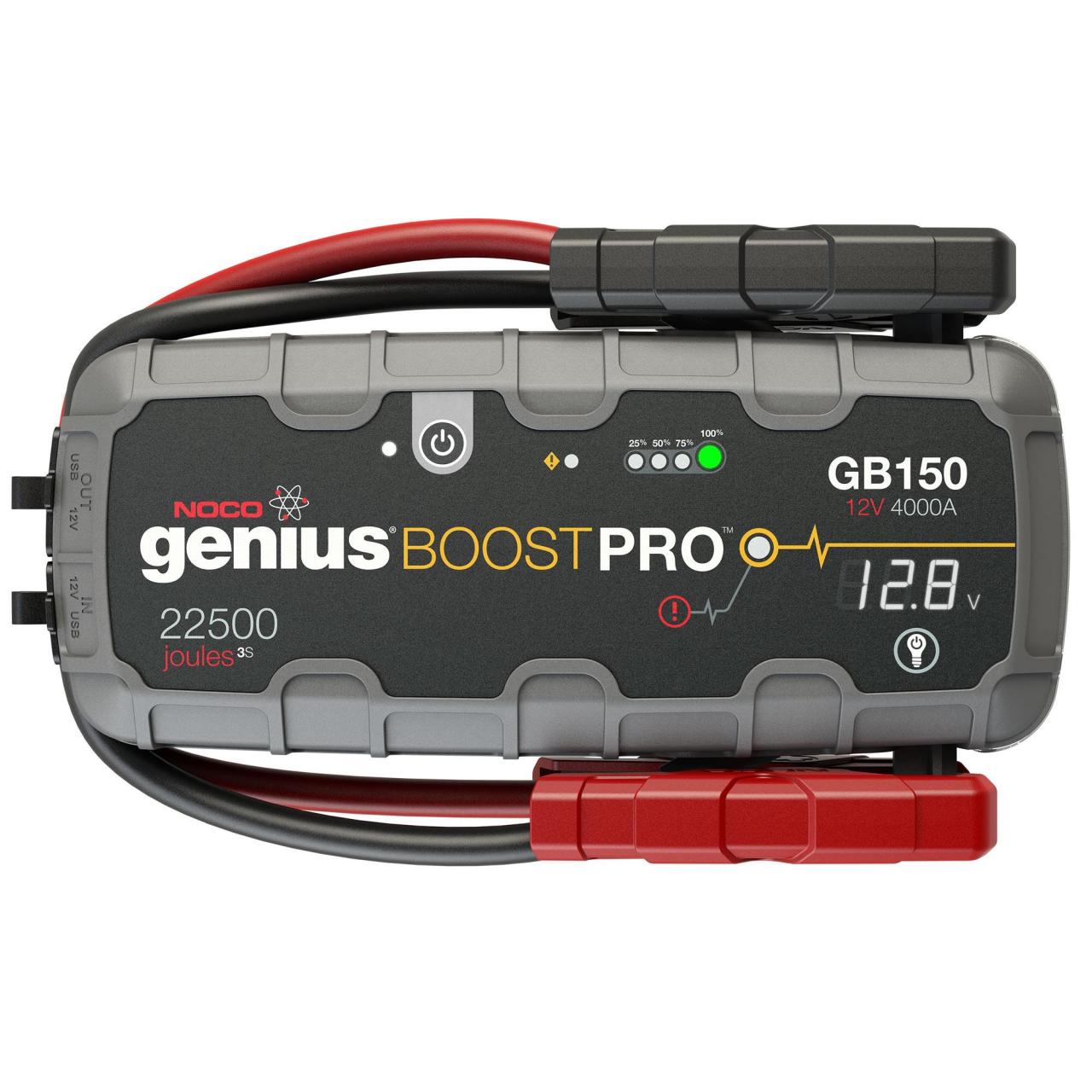 NOCO Genius GB150 12V 3000Amp Ultrasafe Lityum Akü Takviye + Powerbank + Led Lamba