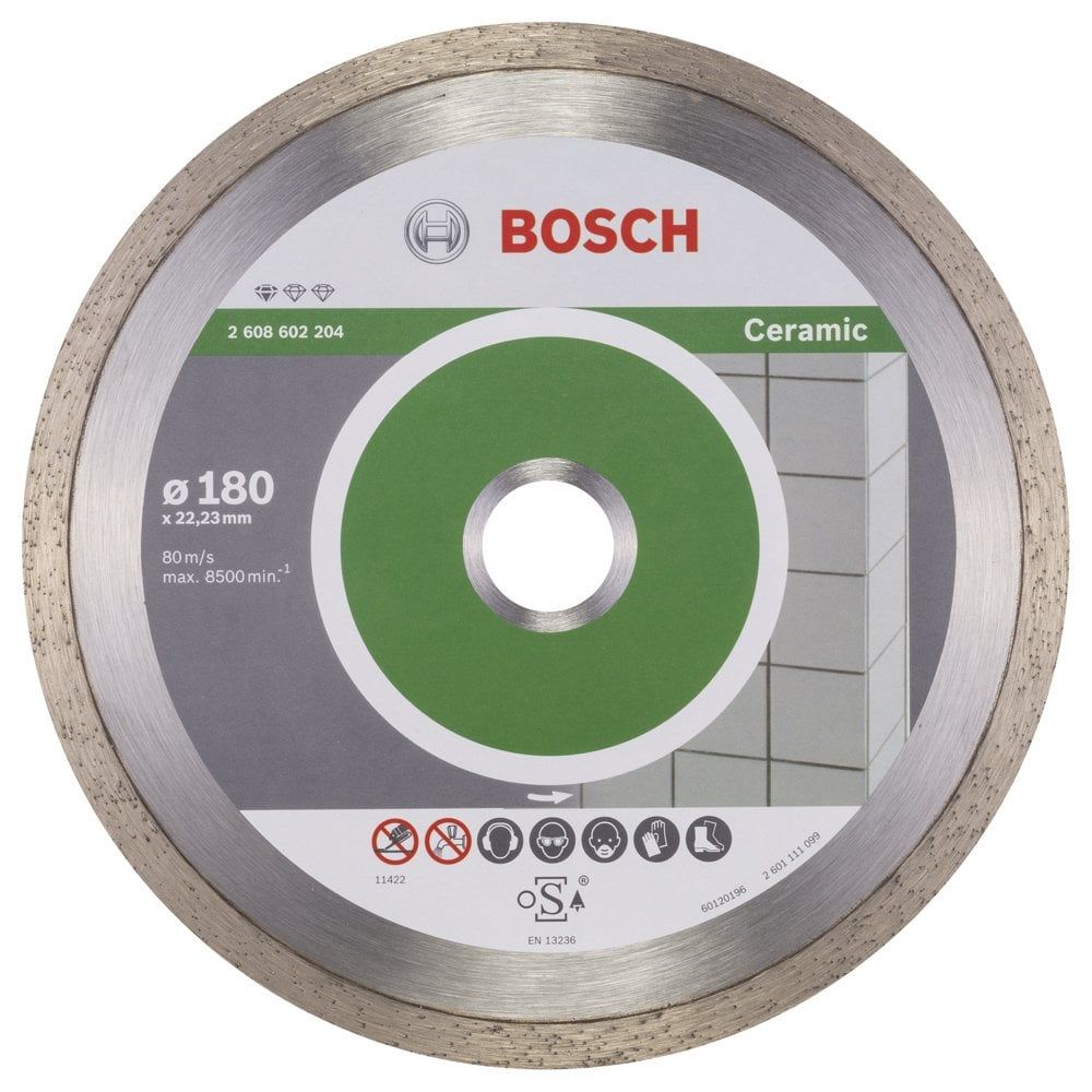 Bosch - Standard Seri Seramik İçin Elmas Kesme Diski 180 mm