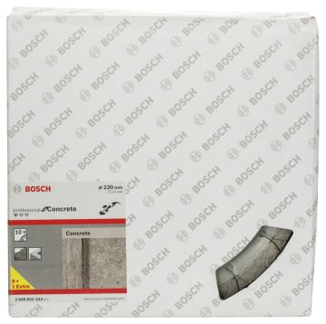 Bosch - Standard Seri Beton İçin, 9+1 Elmas Kesme Diski Set 230 mm