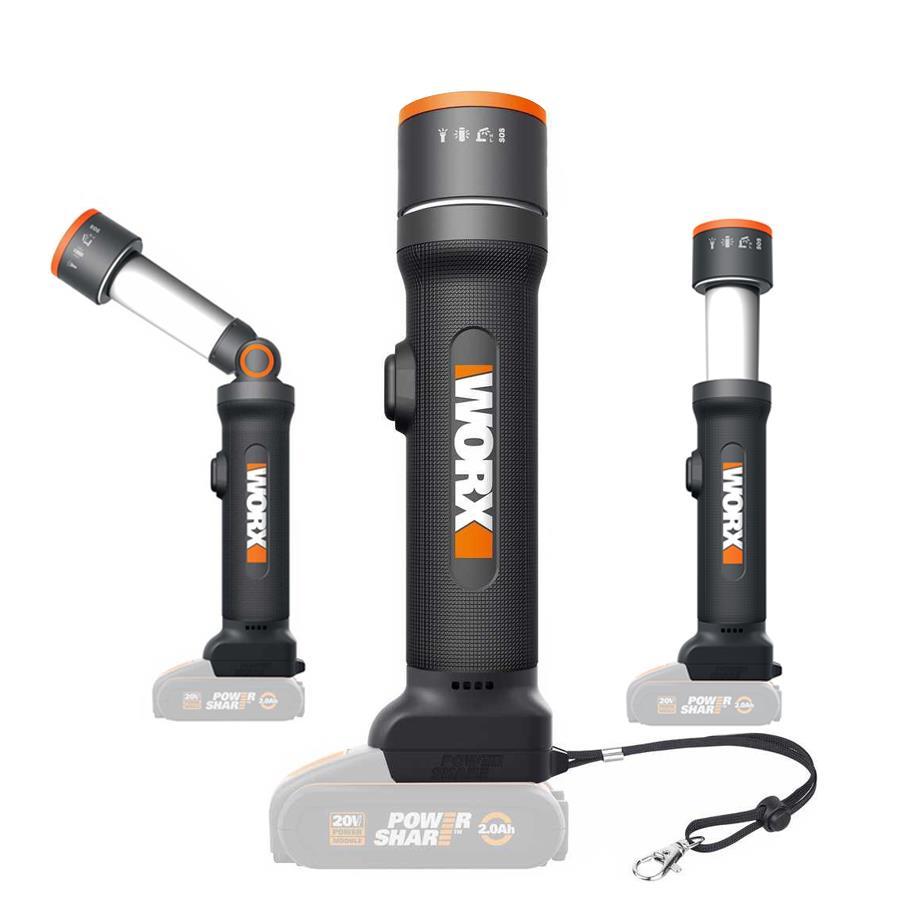 WORX WX027.9 20Volt 510 Lümen Çok Fonksiyonlu Led Fener (Akü Dahil Değildir)