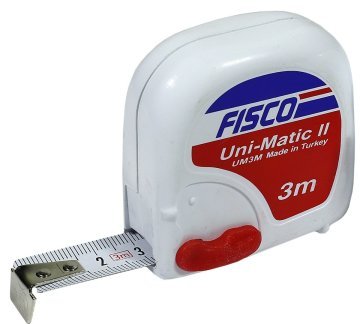 Fisco UM3 3Mt. Şerit Metre - Frenli