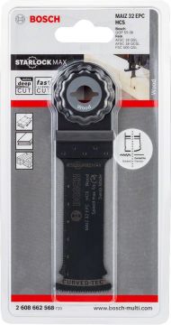 Bosch - Starlock Max - MAIZ 32 EPC - HCS Ahşap İçin Daldırmalı Testere Bıçağı 1'li