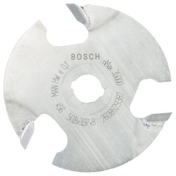 Bosch - Expert Serisi Ahşap İçin Üç Bıçaklı, Sert Metal Diskli Kanal Freze 8*50,8*4 mm
