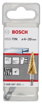 Bosch - HSS-TiN 9 Kademeli Matkap Ucu 4-20 mm