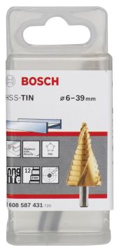 Bosch - HSS-TiN 12 Kademeli Matkap Ucu 6-39 mm