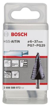 Bosch - HSS-AlTiN 12 Kademeli Matkap Ucu PG7-29