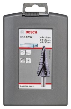 Bosch - HSS-AlTiN 3'lü Pro-box 4-12,4-20,6-30 mm