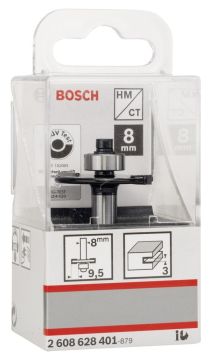Bosch - Standard Seri Ahşap İçin Çift Oluklu, Sert Metal Bilya Yataklı Diskli Kanal Frezesi 8*32*3*51 mm