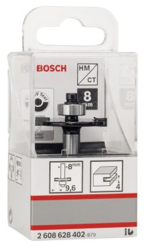 Bosch - Standard Seri Ahşap İçin Çift Oluklu, Sert Metal Bilya Yataklı Diskli Kanal Frezesi 8*32*4*51 mm