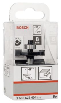 Bosch - Standard Seri Ahşap İçin Çift Oluklu, Sert Metal Bilya Yataklı Diskli Kanal Frezesi 8*32*6*51 mm