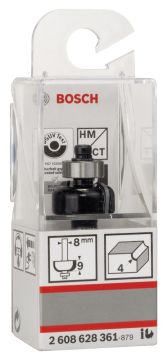 Bosch - Standard Seri Ahşap İçin Çift Kesicili Sert Metal Kordon Bıçağı 8*20,7*53*4 mm