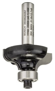 Bosch - Standard Seri Ahşap İçin Çift Oluklu Sert Metal Kenar Biçimlendirme Frezesi 8*31,8*54mm