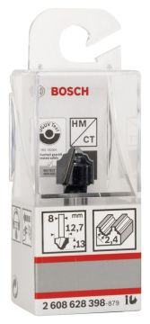 Bosch - Standard Seri Ahşap İçin Çift Oluklu Sert Metal Kenar Biçimlendirme Frezesi 8*12,7*46mm