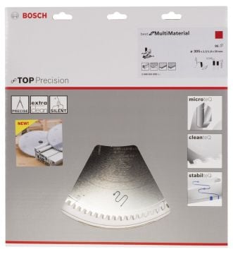 Bosch - Best Serisi Hassas Kesim Çoklu Malzeme için Daire Testere Bıçağı 305*30 mm 96 Diş