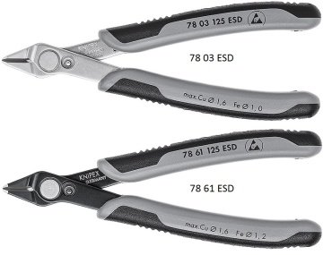 Knipex 78 Süper Knips Keski - ESD 78 61 ESD - 125 MM