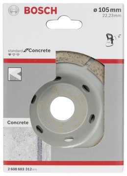 Bosch - Standard Seri Beton İçin Elmas Çanak Disk 105 mm