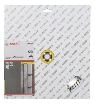 Bosch - Standard Seri Genel Yapı Malzemeleri İçin Turbo Segman Elmas Kesme Diski 300 mm