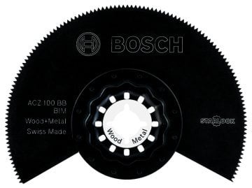 Bosch - Starlock - ACZ 100 BB - BIM Ahşap ve Metal İçin Segman Testere Bıçağı, Bombeli 10'lu