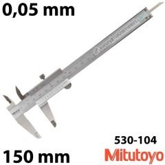 Mitutoyo Mitutoyo 530-104 Mitutoyo Mekanik İnch/Metrik Kumpas 0,05 Hassasiyet