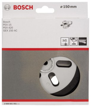 Bosch - 150 mm Zımpara Tabanı Yumuşak