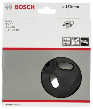 Bosch - 150 mm Zımpara Tabanı Orta Sertlikte