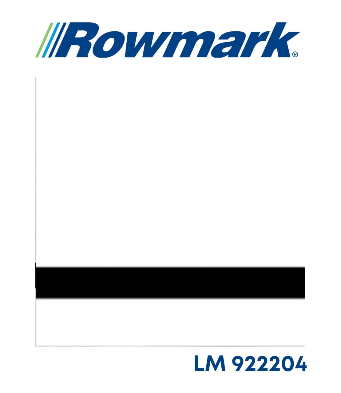 Rowmark Beyaz / Siyah - LazerMax LM922204 Lazer Plaka