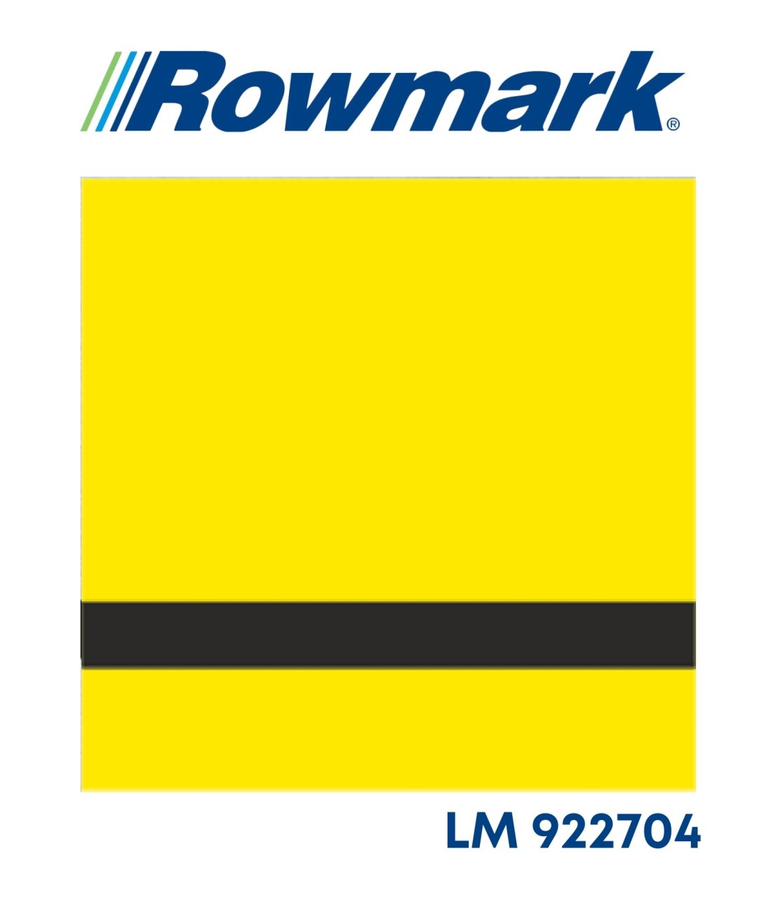 Rowmark Sarı / Siyah - Lasermax LM922704 Lazer Plaka
