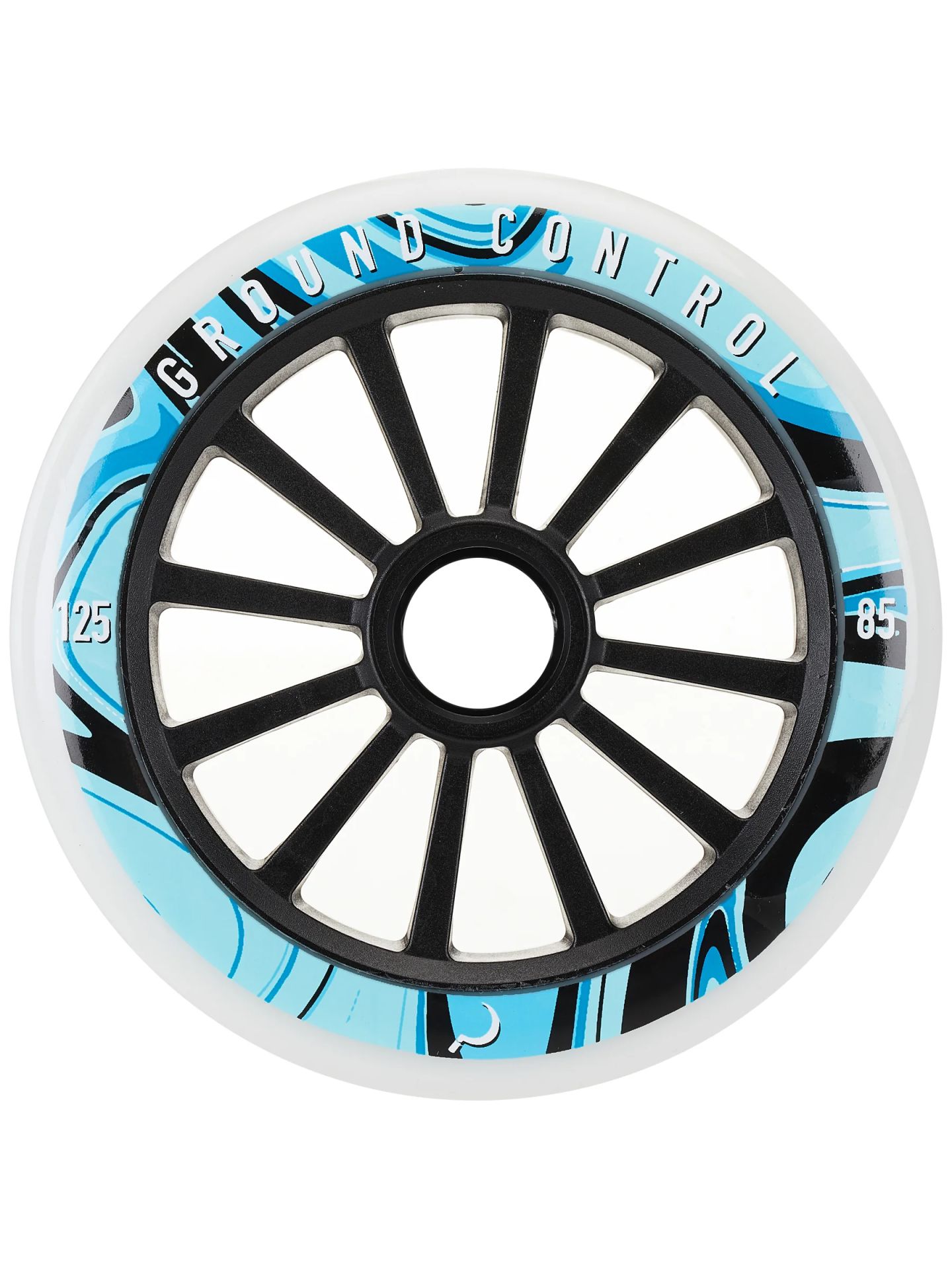 Ground Control Psych Whıte Blue 125mm/85A 3'lü Urban Paten Tekerleği