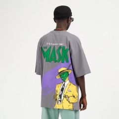 Rollie Mask Oversize Füme T-Shirt