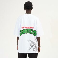 Rollie Ninja Turtle Oversize Beyaz T-Shirt