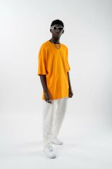 Rollie Basic Oversize Hardal T-Shirt