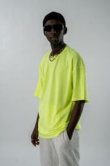 Rollie Basic Oversize Neon Sari T-Shirt