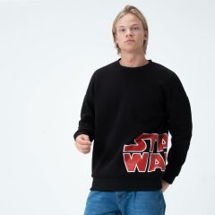 Rollie Star Wars Siyah Oversize Sweartshirt