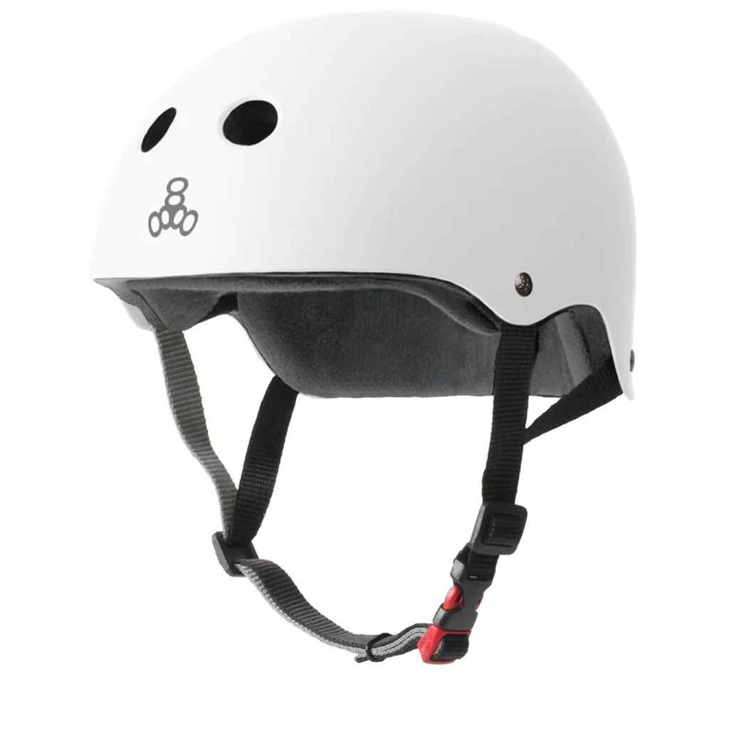 Triple Eight The Certified Sweatsaver White Rubber Kask