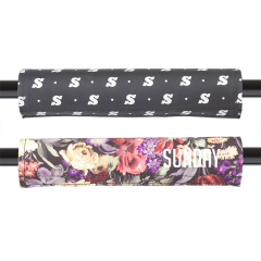 Sunday S Pattern Black Wallflower V1 Çift Taraflı Bmx Bar Ped