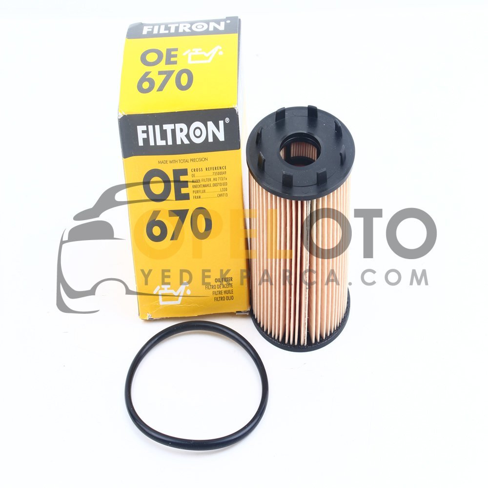 Opel Combo C - Corsa C 1.3 Dizel Yağ Filtresi (Tırnaklı) Tip FILTRON